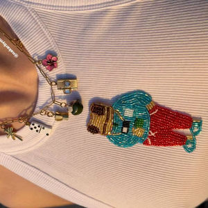 Seed Beads Embroidery Women <b>Tops</b> Custom Handmade Designer Style Stylish Seed Beaded Embroidery Ladies Wear Fashion Summer <b>Tops</b> - Product Image 3