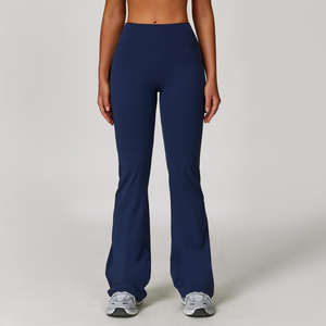 Ensemble de sport et yoga pour femme avec logo personnalisé, bretelles convertibles, col en V, leggings sans couture extensibles, soutien-gorge à taille élastique, extensibilité quadridirectionnelle - Product Image 5