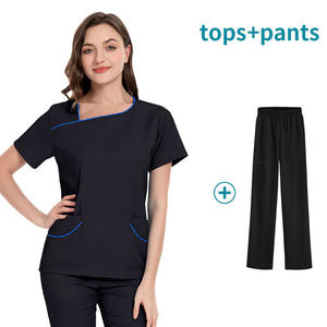 <b>Scrubs</b> Uniforms Sets Short Sleeve Medical <b>Scrubs</b> Joggers <b>Nurse</b> Uniforms For Hospital Medical Nursing <b>Scrubs</b> - Product Image 3
