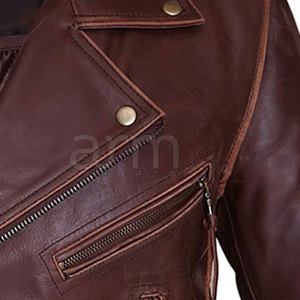 Chaquetas de Motocicleta de Cuero Genuino Hechas a Medida, Diseño Personalizado, Servicio OEM, Precio Económico, Venta al Por Mayor - Product Image 5