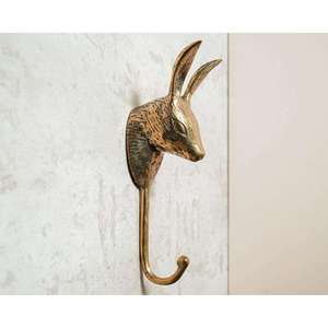 Brass <b>Wall</b> Hook Coat Hanger Towel Hat Robe Hanging <b>Clothes</b> Decorative Rack Polished Modern Luxury Single <b>Mount</b> Durable - Product Image 1