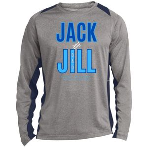 เสื้อยืดแขนยาวผู้ชาย Jack and Jill รุ่น Color Block Performance แห้งเร็ว ระบายเหงื่อได้ดี เหมาะสำหรับออกกำลังกายและเล่นกีฬา - Product Image 1