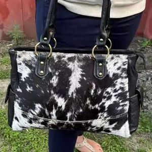 Luxury cowhide leather hair bags bulk supplier OEM custom logo export quality fashion for sale in reasonable price - Product Image 5