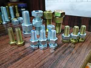 สลักเกลียวหัวหกเหลี่ยมพร้อมน็อตและแหวนรอง DIN 933 - Product Image 5