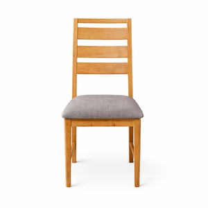 เก้าอี้ทานข้าวดีไซน์เรียบหรู ไม้สักแท้ คุณภาพสูง เบาะโฟมนุ่ม นั่งสบาย ทนทาน เหมาะสำหรับรับประทานอาหารและร้านกาแฟ คุ้มค่าที่สุด - Product Image 2