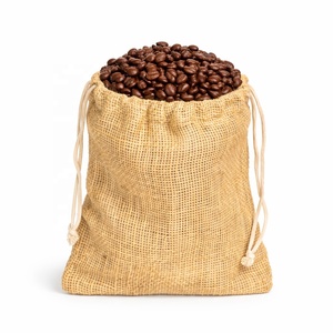 Sac en jute naturel biodégradable avec cordon de serrage, écologique, réutilisable, sac de rangement en toile de jute pour l'emballage des produits alimentaires, vente au détail et en gros - Product Image 6