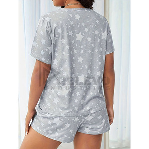 Conjunto de Pantalones Cortos de Dos Piezas con Estampado Personalizado para Hombre y Mujer, con Camiseta de Manga Corta y Pantalones Cortos con Cintura Elástica, Ropa Informal - Product Image 5