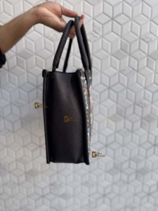 Nouveau Sac Fourre-Tout en Cuir Véritable Designer 2026, Motif Halloween Élégant, Style Bohème Noir, Deux Poignées, Fermeture Éclair, Sac à Main Femme - Product Image 5