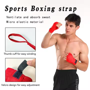 Bandages de boxe élastiques personnalisés avec support pour le poignet pour l'entraînement et la remise en forme en MMA, Muay Thai et Kickboxing - Product Image 4