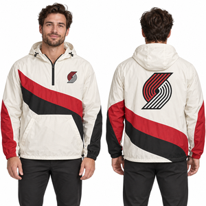 <b>Packable</b> Windbreaker Club <b>Jacket</b> Wind Protection Long Sleeves Elastic Cuffs Outdoor Training Weekend Leisure Custom Logo Pattern - Product Image 1