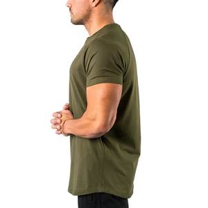 T-shirts de sport d'été 2026 en gros pour hommes, coupe ajustée, personnalisables, blancs et noirs, pour la musculation - Product Image 5