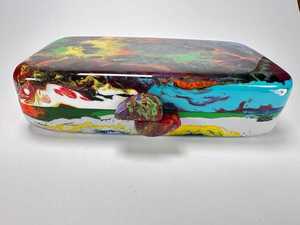 Sobral - Pochette multi-couleurs en résine Pollock, modèle Linda - Product Image 5