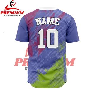 Camiseta de Béisbol Sublimada de Alta Calidad, Manga Corta, 100% Poliéster, Transpirable, de Secado Rápido, Tallas Grandes, Unisex, con Logotipo Personalizable - Product Image 6