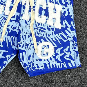 Embroidery <b>Shorts</b> for Men OEM Custom Streetwear <b>Shorts</b> Wholesale Factory Rate Men <b>Short</b> 350 GSM Fleece Screen Printed - Product Image 5
