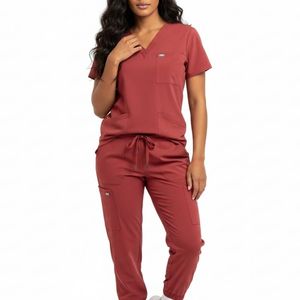 Premium Hospital <b>Nurse</b> <b>Scrubs</b> Uniform Set Unisex Medical Workwear with Custom Branding Comfortable Women <b>Scrub</b> Suits - Product Image 4