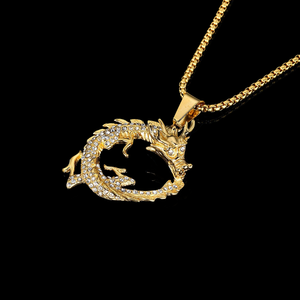 <b>Iced</b> <b>Out</b> Mossinate Hip Hop Pendant Necklace for Men Luxury Diamond Look Jewelry for Birthday Gifts and Party Styling - Product Image 2