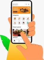 Application de livraison personnalisable de style Grubhub pour Android, iOS, Linux et Mac avec prise en charge multiplateforme