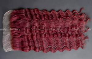 Peluca de Cabello Humano Remy Vietnamita Negro al por Mayor, Ondulado Oceánico, Frontal de Encaje HD, Trama Única, Paquetes para Mujer - Product Image 2