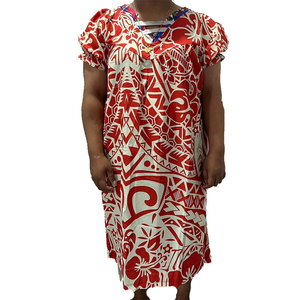 Vestidos Mumu Hechos a Medida a Bajo Precio, Vestidos de Mujer con Estampado Sublimado de Media Manga - Product Image 1