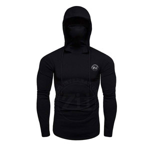 Nueva Llegada, Sudaderas con Capucha de Compresión de Alta Calidad, Transpirables y Ligeras, para Hombre, Tallas Grandes, Diseño Personalizado, Spandex/Poliéster - Product Image 1