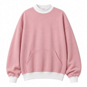 Oversized Mockneck Pullover Loose Casual <b>Long</b> <b>Sleeve</b> <b>Top</b> Relaxed Drop Shoulder Style Comfortable Everyday Clothing - Product Image 6