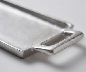 Plateau décoratif moderne en aluminium texturé moulé, ensemble de vaisselle de cuisine et de salle à manger, lot en vrac - Product Image 2