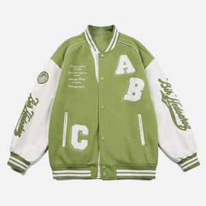 2026 <b>Slim</b> <b>Fit</b> Lightweight Winter Sportswear Men's High Quality Varsity <b>Jacket</b> with Stand Collar Front Logo Breathable Design - Product Image 2