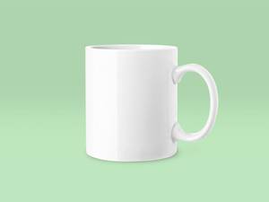 Customized White <b>Ceramic</b> Coffee <b>Mug</b> Matte Finish Minimalist Design Dishwasher And Microwave Safe For Home Use By UO INDIA - Product Image 2
