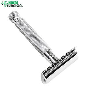 HASNI SURGICAL Juego de instrumentos manuales de afeitado con doble filo clásico tradicional para hombre - Product Image 3