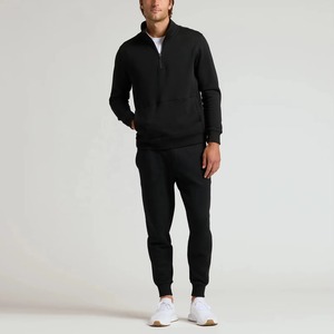 OEM Men's Canvas Dark Formal <b>Joggers</b> with Pocket Sweatpants Flare Cargo <b>Stacked</b> Trousers - Product Image 3