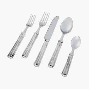 Juego de Cubiertos de Acero Inoxidable Dorado de Lujo con Mango de Mármol, Vajilla Moderna, Tenedor, Cuchara, Cuchillo, Juego de Cubiertos para Mesa - Product Image 5