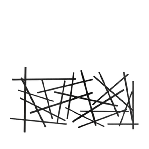 New Elegant Iron Metal Unique Shape Square <b>Framed</b> Black Finished Decorative <b>Wall</b> Art Luxury Home Accent - Product Image 1