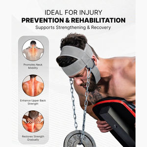 Arnés de Cabeza Protector de Alta Calidad para Levantamiento de Pesas y Fisicoculturismo para Hombre / Diseño Personalizado, Cierre de Hebilla de Nailon/Poliéster Elástico - Product Image 5