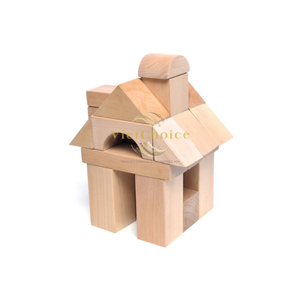 VietChoice Preschool Wooden Block <b>Toy</b> Set With 100 Colored Pieces Educational Creative Play Gift for Kids - Product Image 4