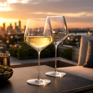 Verre à vin en borosilicate fait main avec logo personnalisé, 800 ml, pour cadeaux d'entreprise et kits de bienvenue promotionnels - Product Image 6
