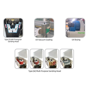 Machine de pulvérisation sous vide pour portes, meubles, armoires et panneaux de <span class=keywords><strong>salle</strong></span> de <span class=keywords><strong>bain</strong></span> - Revêtement UV et ponçage, configuration personnalisable - Product Image 3