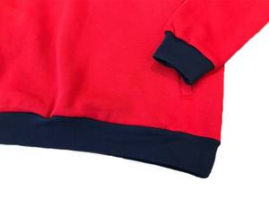 เสื้อฮู้ดดี้ผู้ชายแบบซิป 1/4 สไตล์สตรีทแวร์ ผ้าฝ้าย 100% แขนยาว ดีไซน์ปลายแขนแบบริบ ซิปครึ่งตัว เสื้อสเวตเชิ้ตแบบสวม - Product Image 5