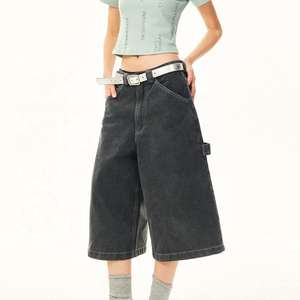 Shorts en jean personnalisés pour femmes, shorts en jean baggy pour femmes, shorts en jean - Product Image 5