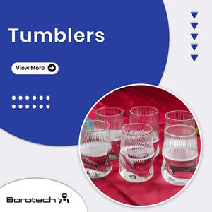 Borotech G-78 Large 800ml Premium Borosilicate Glass <b>Decanter</b> Hand-Blown Carafe for Wine and Spirits - Product Image 3