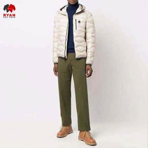 Chaqueta Acolchada de Diseño Personalizado para Hombre, con Logotipo Personalizado, Cierre de Cremallera, Tejido Transpirable y Cómodo, Ropa Casual - Product Image 3