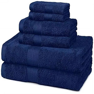 Serviettes de bain et débarbouillettes rondes jetables de luxe extra grandes 100% coton - Product Image 4
