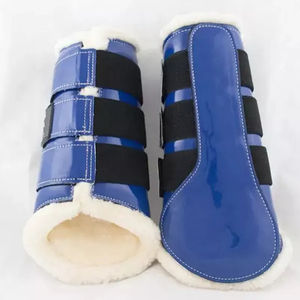 Protège-jambes pour chevaux avec logo et taille personnalisés (matière polyester) pour les pattes avant et arrière - Protection équestre - Product Image 6