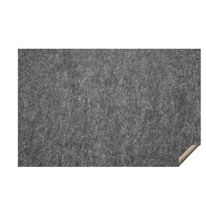 Tappetino Protettivo per Tappeti 5FT X 8FT a Doppia Superficie in Feltro di Poliestere e Lattice, Spessore 1/4 di Pollice, Antiscivolo, Grigio, Area 3,4m² - Product Image 1