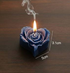 Enhance Your Decor with Our Handmade Mini Rose Shape <b>Soy</b> <b>Wax</b> Candle Designed for Bulk quantity - Product Image 3