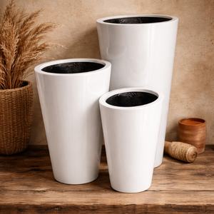 Luxury Fiberglass Decorative <b>Planter</b> Lightweight Durable Indoor <b>Outdoor</b> High Quality Fiberglass <b>Planter</b> Flower Pots - Product Image 1