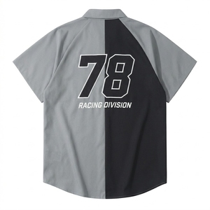 เสื้อทีมแข่งรถแบบกำหนดเอง เสื้อพิมพ์ลายสำหรับช่างซ่อมรถ ชุดยูนิฟอร์มทีมมอเตอร์สปอร์ต เสื้อทำงาน แห้งเร็ว ระบายอากาศได้ดี เสื้อสำหรับช่างเทคนิคในโรงรถ - Product Image 4