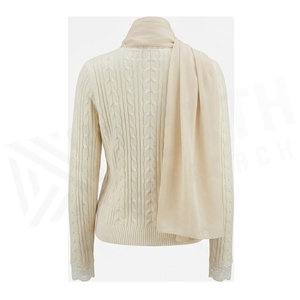 NORTH APPROACH Bufanda Larga de Seda para Mujer, Color Sólido, Elegante Accesorio de Invierno para Uso Diario - Product Image 2