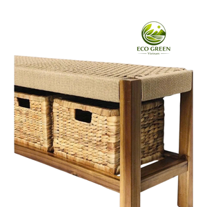 Cesta de Ratán Hecha a Mano con Forro de Tela para Almacenamiento Elegante en el Hogar y Solución de Empaque para Regalos - Product Image 1