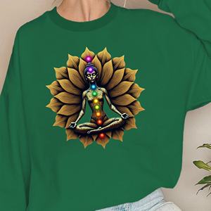 การทำสมาธิรูปสมาธิกับเสื้อผู้หญิงจักระ - Product Image 2