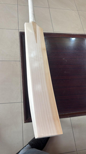 Batte de cricket en saule naturel, modèle Plain English Willow, approuvée JS, pour droitier, manche court, étui premium, durable, écologique, légère, MID LOW - Product Image 6